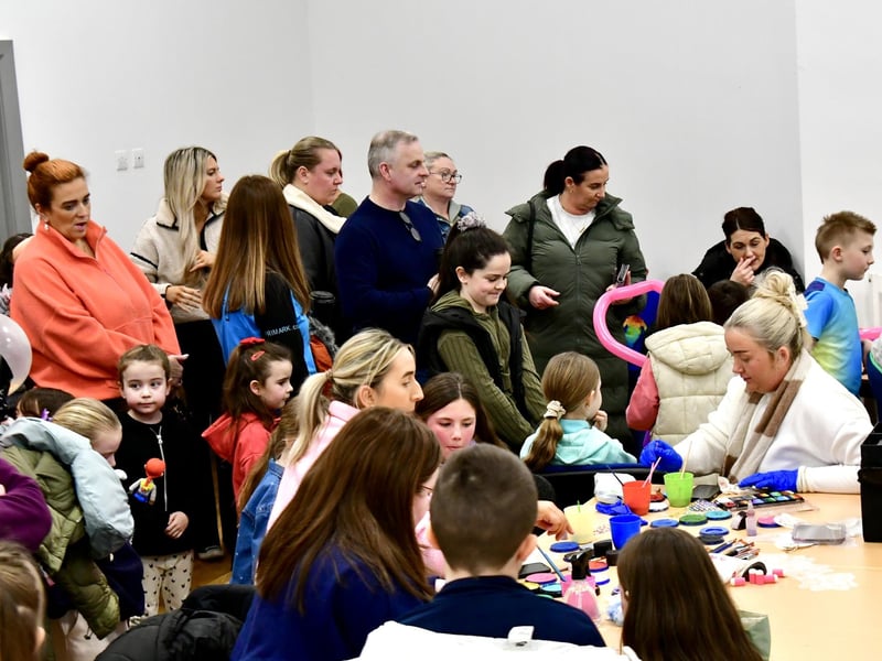 Some of the large attendance at the Féile Valentine's Day event.