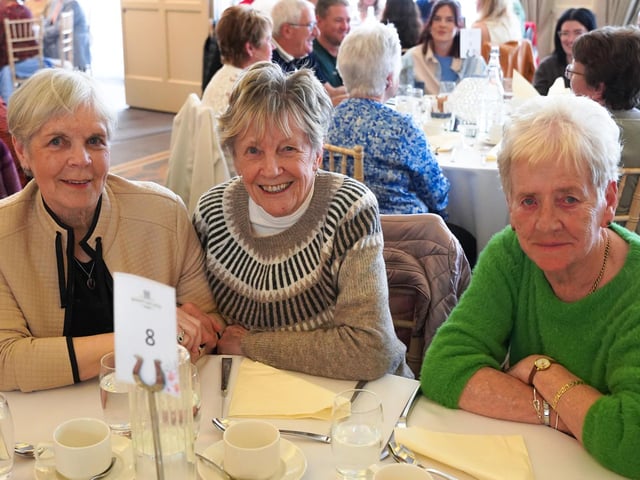 Féile’s ‘Lunch with a Laugh’ at the Bishop’s Gate Hotel was a huge success with Belfast comic Paddy ‘The Dagger’ McDonnell, leaving everyone in stitches.