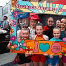 Young people and performers at the 2024 Summer Jamm Festival.