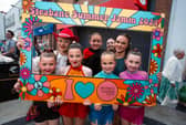 Young people and performers at the 2024 Summer Jamm Festival.