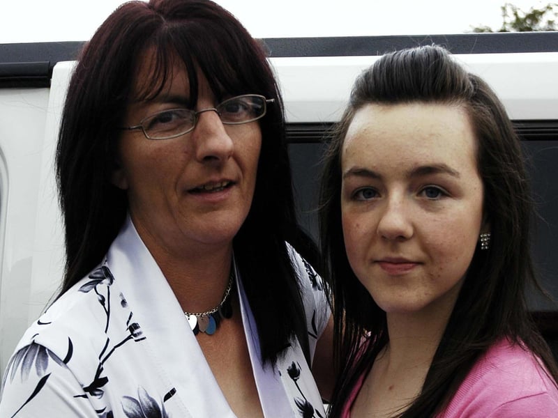 Cathy pictured with daughter Melissa. : .