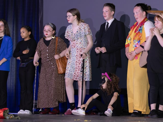 Members of Stage Beyond on stage.