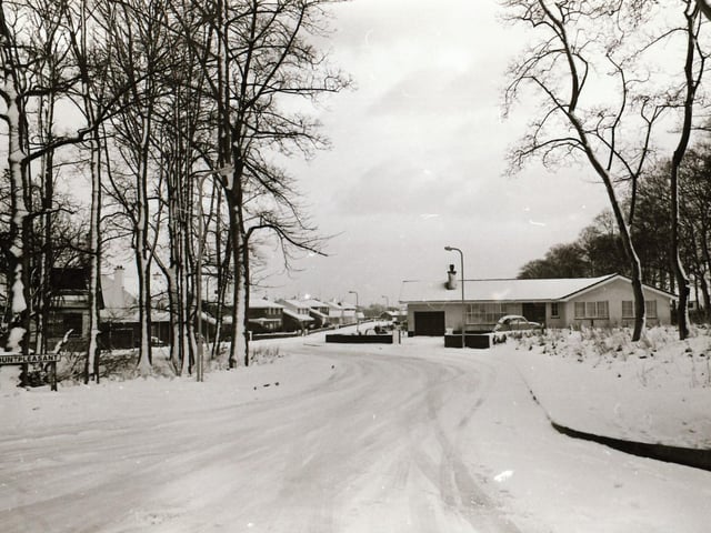 Derry under a blanket of snow in January 1984