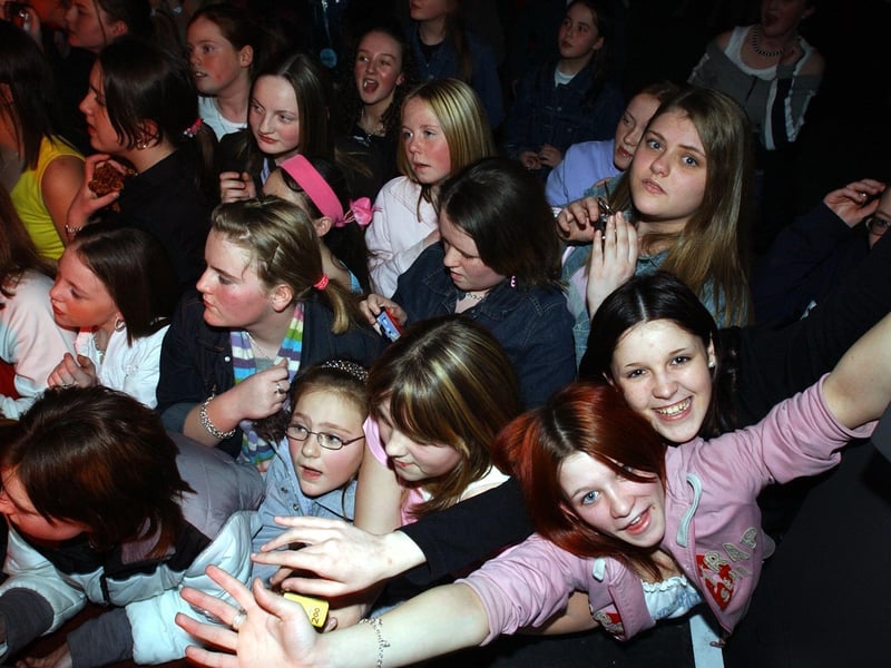 Boyband Wot Nxt performing at the Nerve Centre in Derry in 2004.