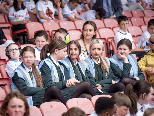 The annual Fan the Flame mass was celebrated recently in Celtic Park for pupils who recently made their confirmation.