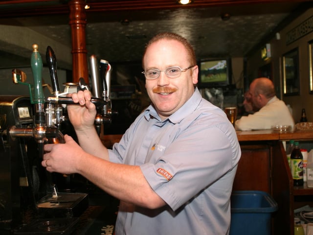 Enjoying a pint in Derry bars 20 years ago in 2003