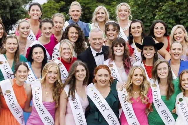 Aine Morrison with the other Roses