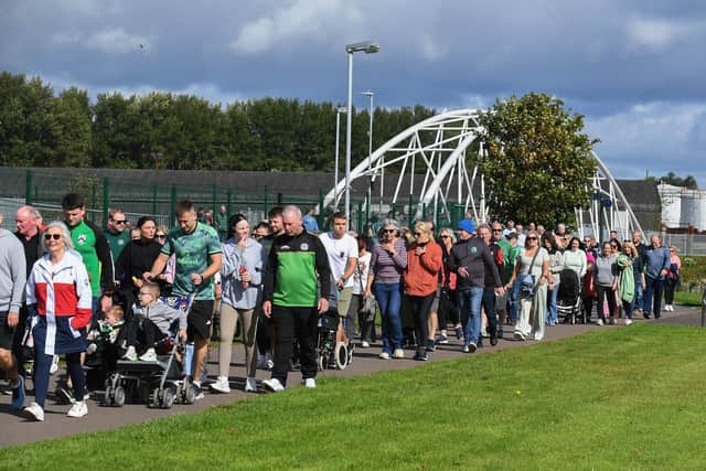 Crowds at a previous Chieftain’s Walk. Photo: George Sweeney