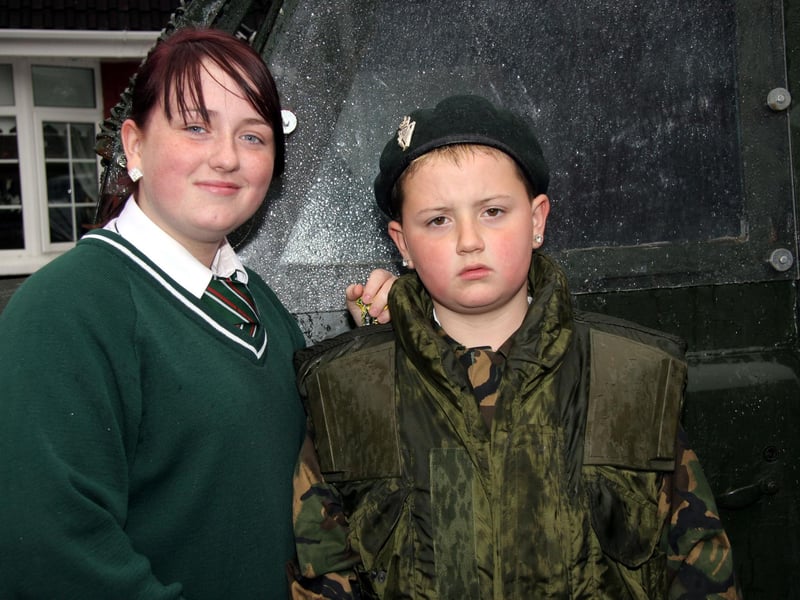 Daryl pictured with hs big sister Ciara at his 10th birthday party 0662JML : Parties and celebrations June 2006: Daryl Ryan.