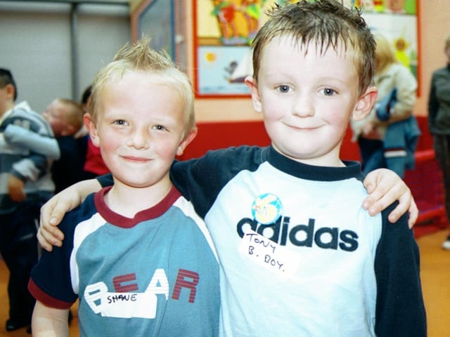 Shane O'Doherty and Tony Cregan pictured at the Fun Factory. 150503HG4