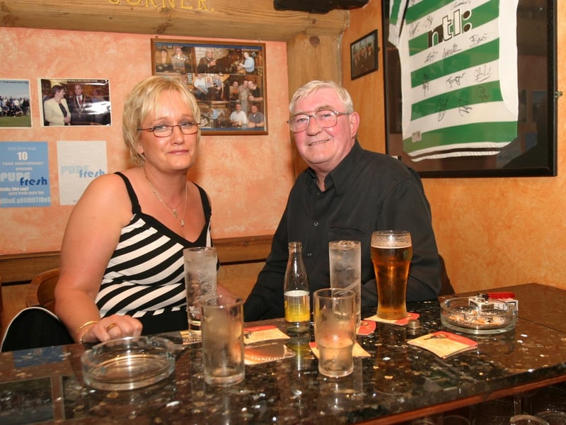 Pictured are patrons and staff at the Don Bar in Derry back in 2004.