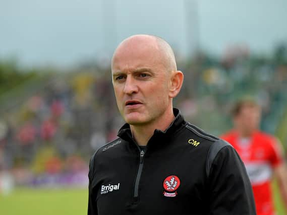 Derry senior football manager Ciaran Meenagh.  Photo: George Sweeney.  DER2321GS – 172