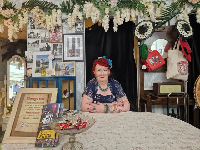Vintage Fashion Styling - Fashion and Hairstyling through decades 1930s, 1940s, 1950s and 1960s with La Belle Bombshell and Vintage Star welcoming you in a series of workshops of how to style yourself in vintage attire through the decades. Pictured is Vintage Star owner Elaine Duffy. Photo: Jack Tibbetts.