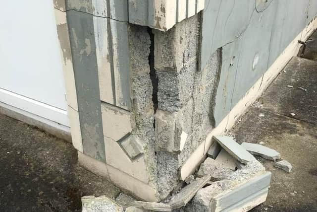 A home with defective blocks in Donegal.