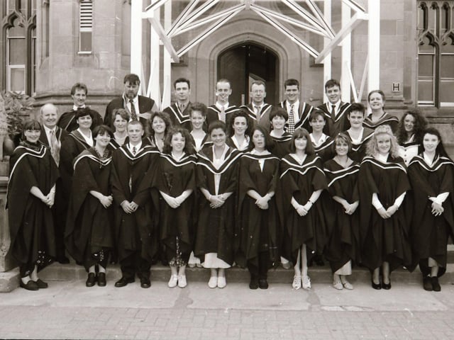 Graduates from Derry’s Magee, back in July 1995.