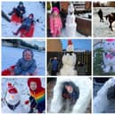 Derry Journal Readers' pictures during the recent snowfall.