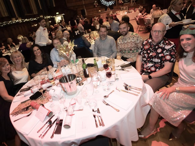 Mayor of Derry City and Strabane District, Councillor Patricia Logue, hosted a sparkling Christmas Charity Ball on Friday evening in the Guildhall. The event was held in aid of the Mayor’s chosen charities, the Foyle Hospice and the Ryan McBride Foundation, and she extended her thanks to all who attended and donated to the two causes.