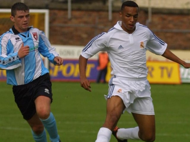 Darren McCreadie in action against Real Madrid.