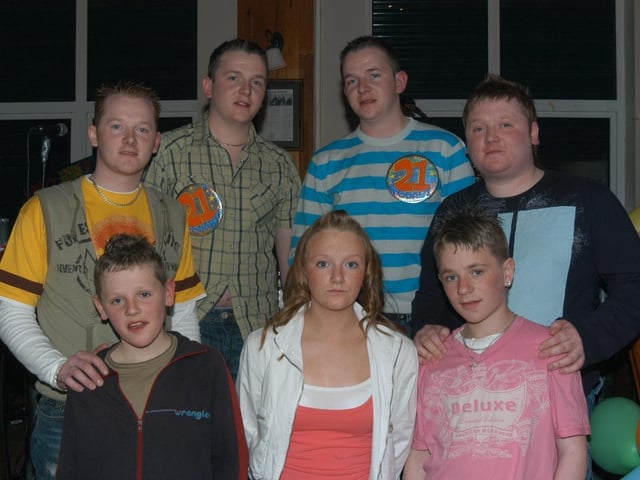 Parties and celebrations in April 2005: Twins' 21st birthday.