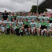 Swatragh celebrate their Derry Junior Championship victory over Banagher at Owenbeg