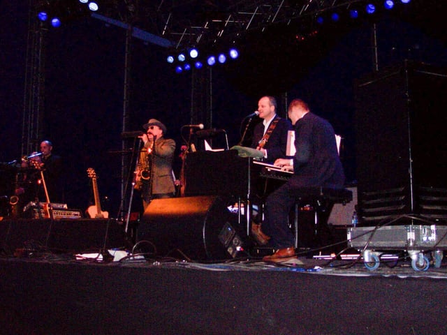 Festival goers and performers at the unforgettable Earth festival at Prehen Playing Fields in August 2002.