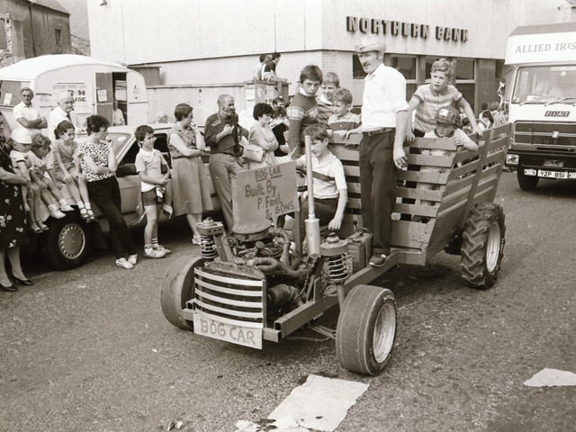 Scenes from festivals in Clonmany, Letterkenny and Derry back in August 1984.
