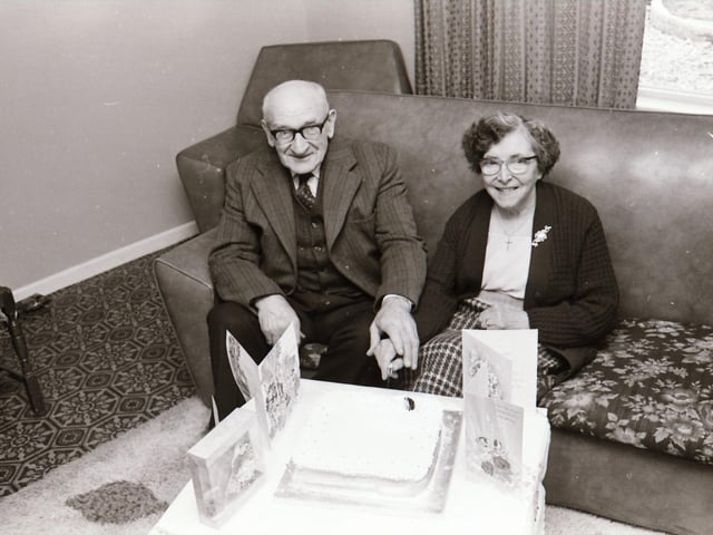 Mr and Mrs Michael Donaghy, Lisdillon, Golden Wedding anniversary.