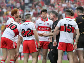 Derry manager Rory Gallagher and his players face a rerun of last year's Ulster semi-final when they take on the Farney men once again this Sunday in Healy Park.