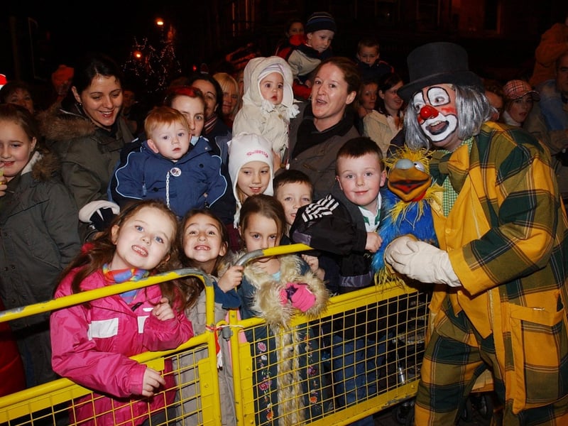 Derry's Christmas light switch-on in November 2003