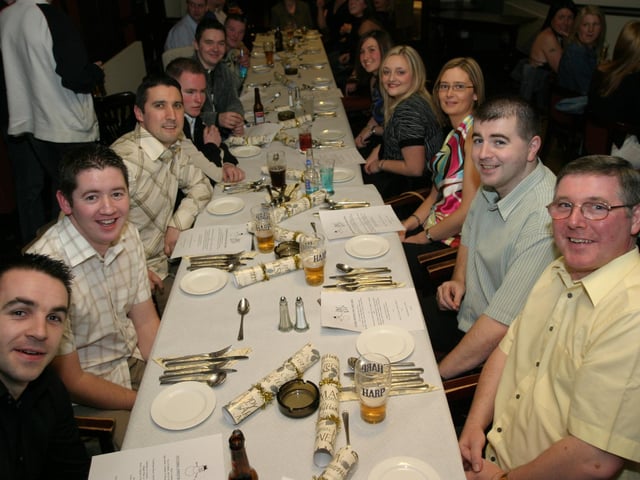 Derry Christmas parties 20 years ago in December 2003