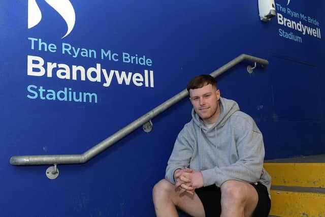 Cameron Jannet feels at home at Brandywell as he prepares for his fourth season at the club. Photo: George Sweeney
