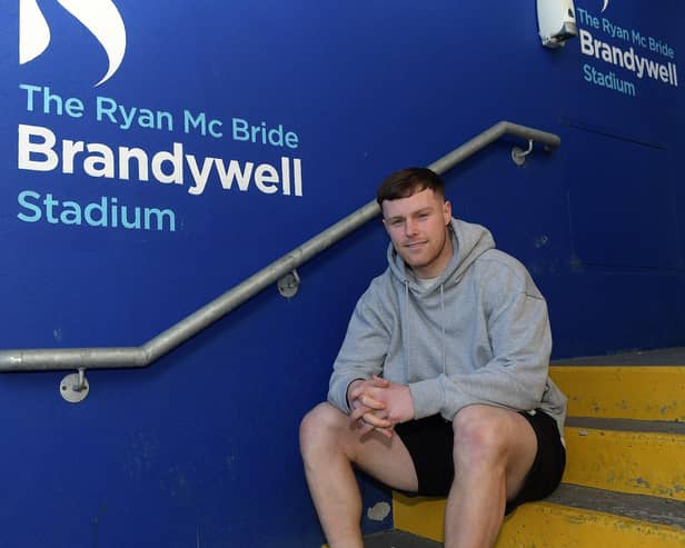 Cameron Jannet feels at home at Brandywell as he prepares for his fourth season at the club. Photo: George Sweeney