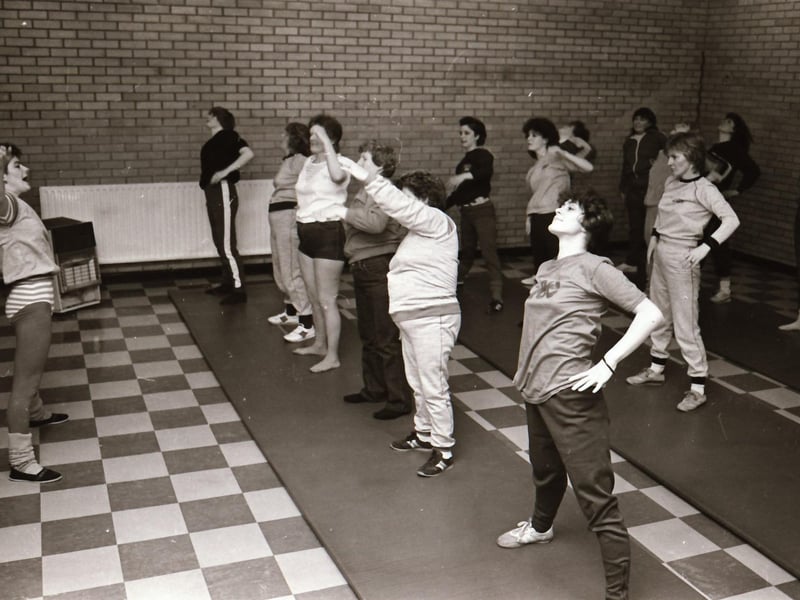 Brooke Park Ladies Keep Fit class.