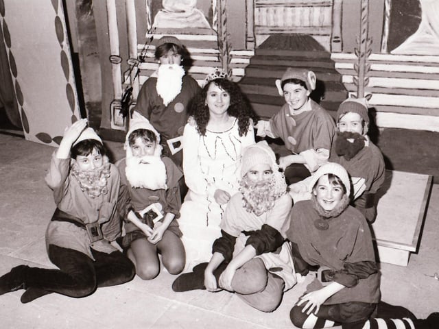 Snow White and Seven Dwarves.