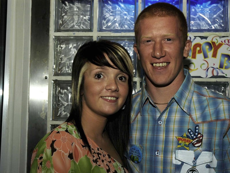 Eugene pictured with his girlfriend Dawn. : .