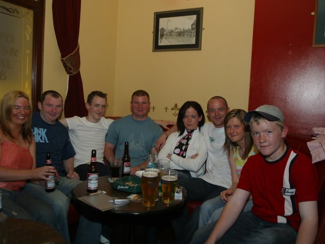 Parties and celebrations in July 2004: McGiven and McDonnell.