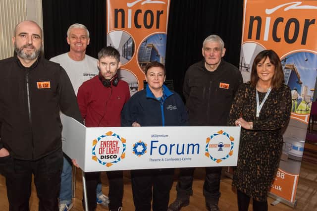 Paddy Quinn (Nicor), Kevin Boyle (Facilitator), Oliver Brown (Facilitator), Liz O’Neill (Millennium Forum), George Hutton (Nicor), Karen Sullivan (Business Development Officer, Millennium Forum)