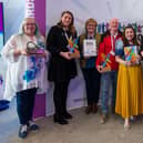 At the Good Relations Awards 2025, which took place in Shankill Shared Women’s Centre were all of the winners of the Good Relations Awards 2025 (l-r): Kathy Wolff, Community Relations Forum, winner of the CRC Exceptional Achievement Award; Fiona Shannon and a group member from Portstewart Housing Association, winner of the Housing For All award; Sam Cochrane, representing Cooper McClure, winner of the Volunteer of the Year award; Jonah Atos, winner of the Community Champion award; Portia Woods, Jubilee Community Benefit Society, winner of the Connecting Communities award; and Emma Baptista, winner of the Youth Award.