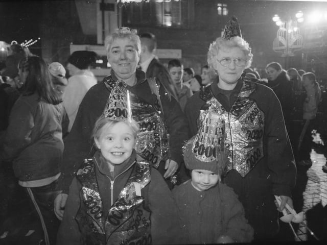 Millennium celebrations in Derry city centre.