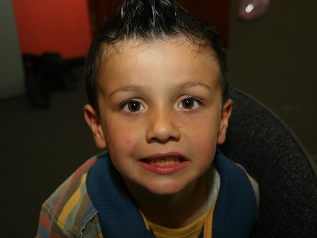 Oran Roddy celebrating his birthday.
