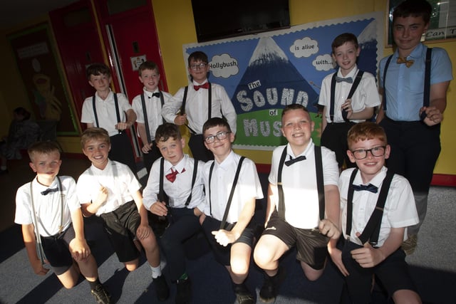 Some of the Festival Competitors in the Hollybush PS ‘The Sound of Music’.