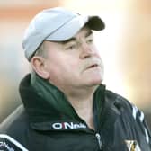 The late Liam Hinphey, who passed away on Sunday, pictured in 2007 after Kevin Lynch's defeat to Dunloy in the Ulster Hurling Club Championship Final at Casement Park.