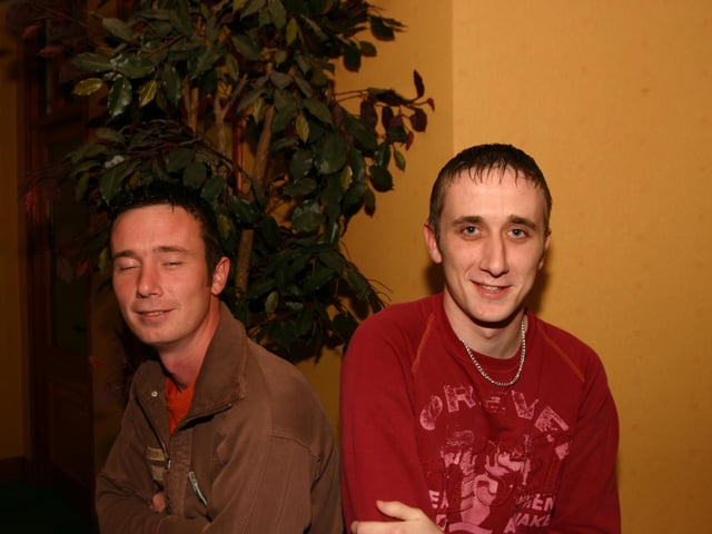 Derry parties in October 2004. McLaughlin