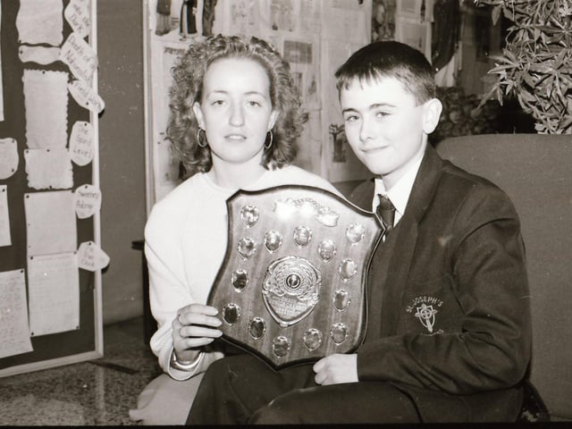 St Joseph's public speaking winner.
