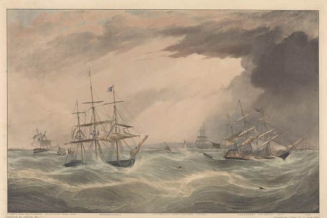 The Loss of the Pennsylvania New York Packet Ship, PY8504