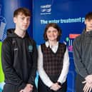 Liam Bradley, St Patrick's College Dungiven, Ailis Bonner, North West Regional College and Paddy Mullan from St Patrick's College, Dungiven
