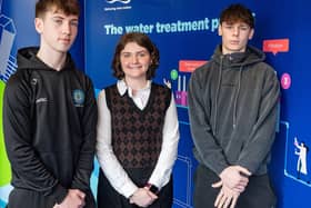 Liam Bradley, St Patrick's College Dungiven, Ailis Bonner, North West Regional College and Paddy Mullan from St Patrick's College, Dungiven