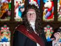 James Lecky as Governor George Walker in The Siege Story at St Columb's Cathedral.