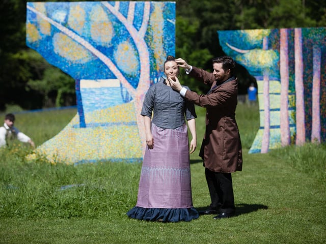 Susie Garvey-Williams as Dot and Glenn McGivern as George.