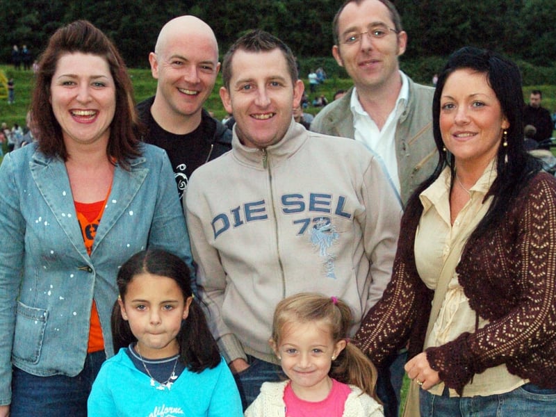 The McLaughlin family, from left, Tina, Ruairi, John, Amy Leah, Declan, and Jennifer. (1608PG74) : .
